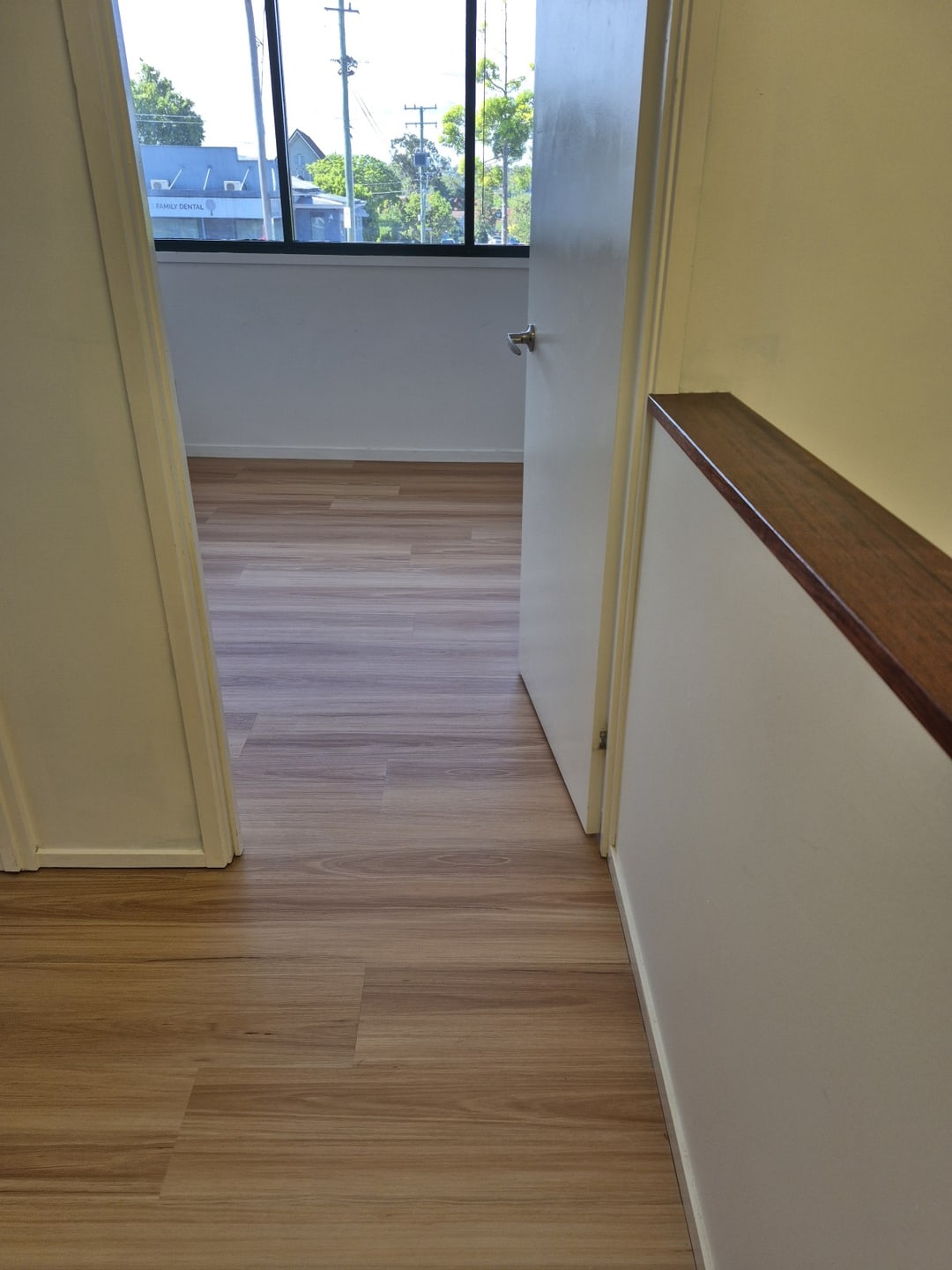 Upstairs hallway beside the stair balustrade, Brisbane