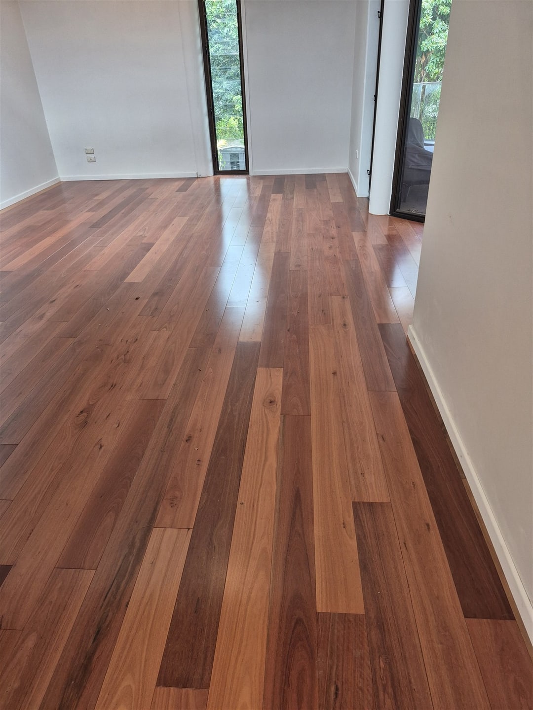 Blue gum floor along the wall, Brisbane