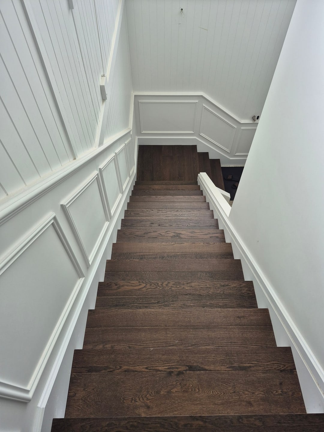 Walnut engineered timber staircase, Graceville, Brisbane