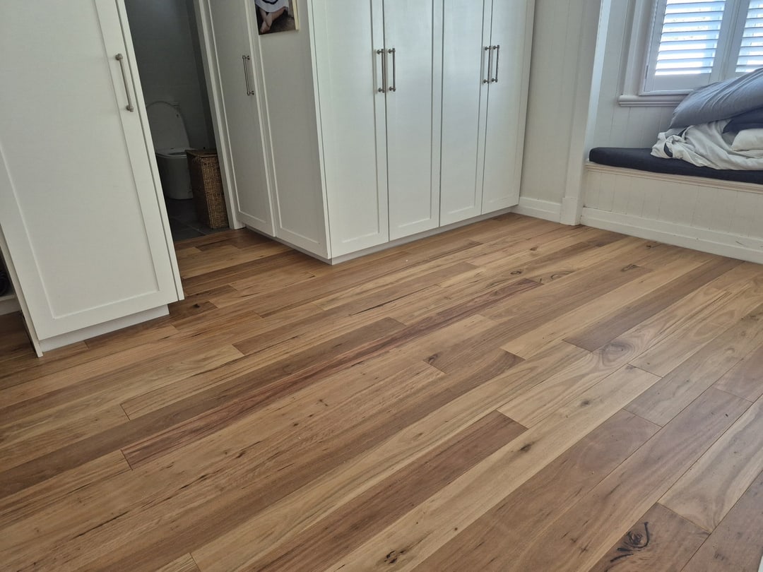 Built-in wardrobe and blackbutt floor, Sandgate, Brisbane