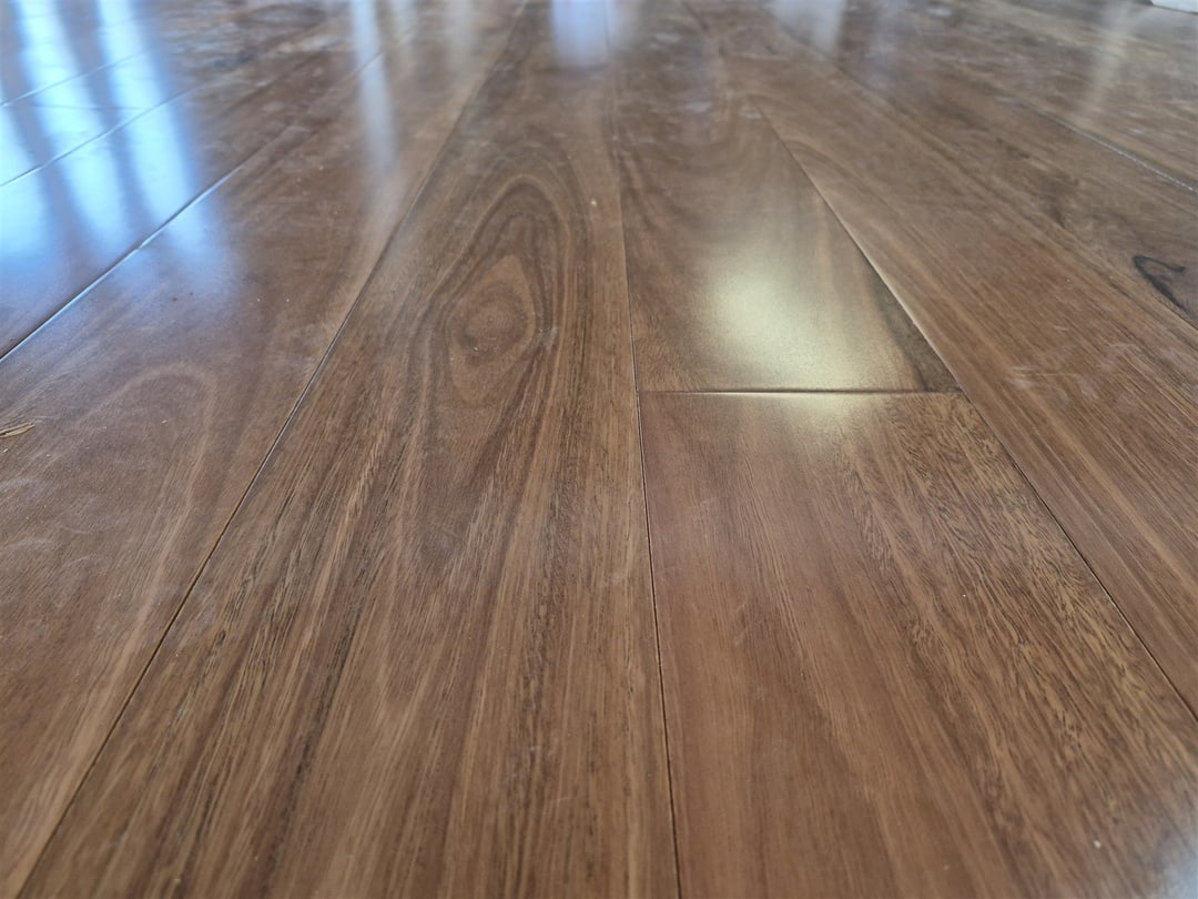 Prefinished floor surface close-up, Brisbane