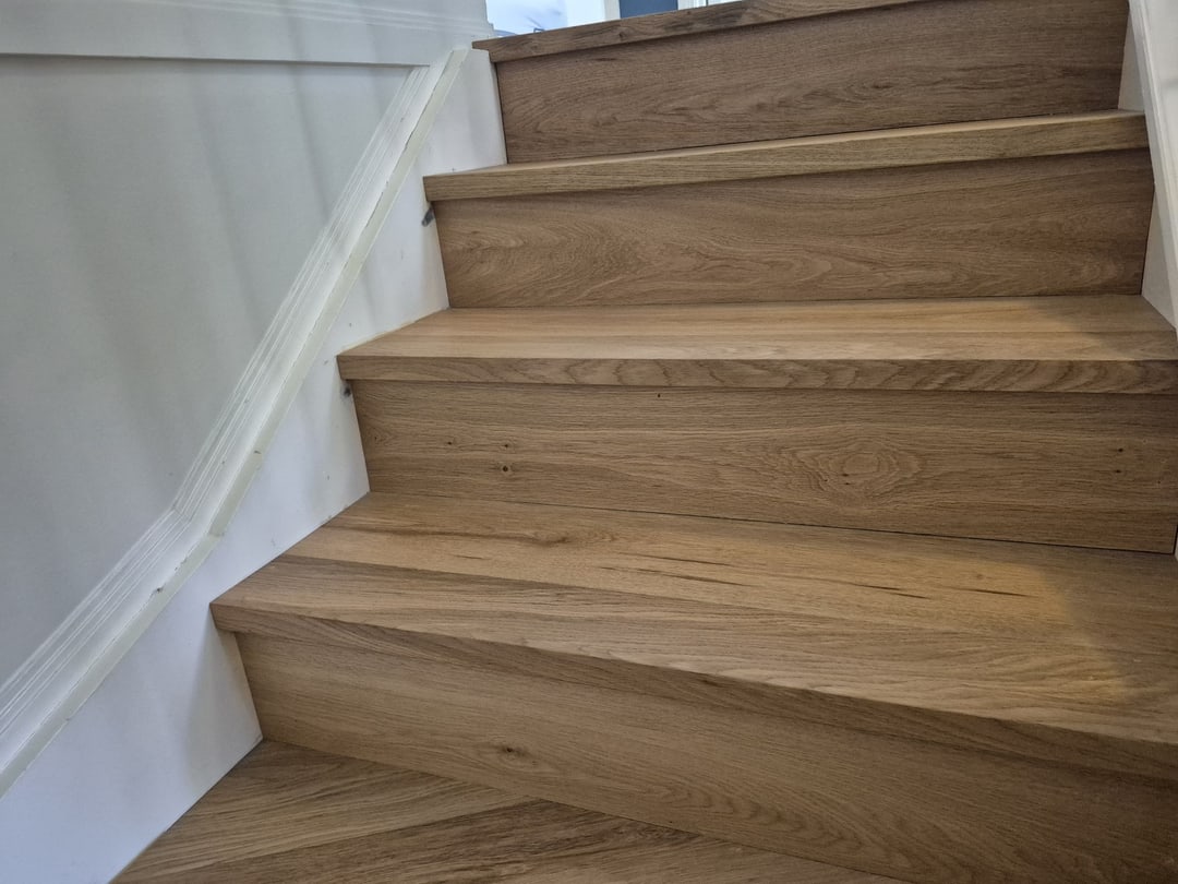 Engineered oak treads and risers, Brisbane
